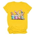 thumbnail image 1 of PVCS Womens Tops Women's Fashion Crewneck Printed Short Sleeve T-Shirt Casual Loose Shirt Tops, 1 of 3