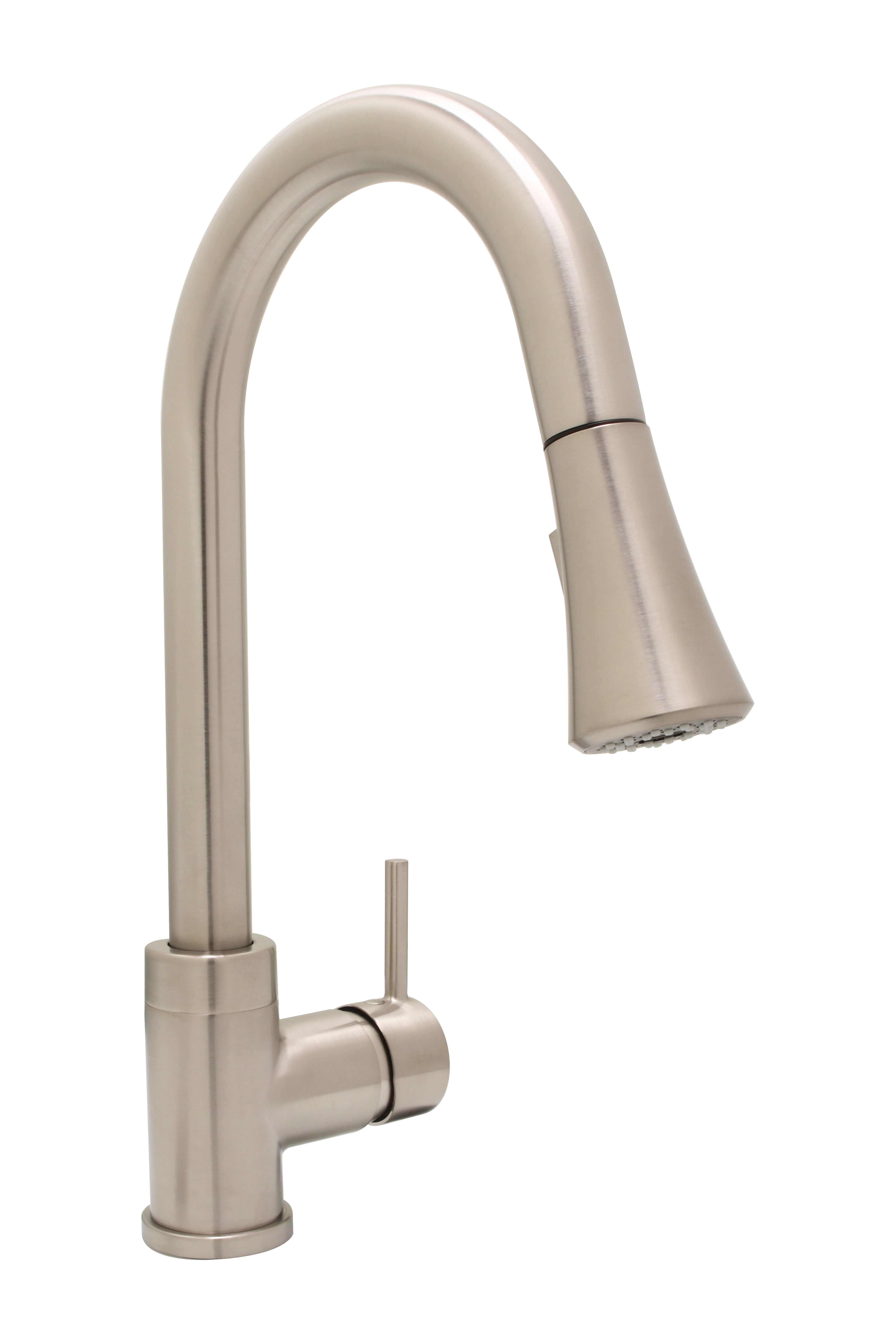 PVD Satin Nickel HB Pull down Kitchen Faucet