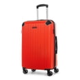 thumbnail image 1 of Swiss Mobility PVG 24-Inch Adult 1-Piece Hardside Checked Luggage Collection, Red, 1 of 8