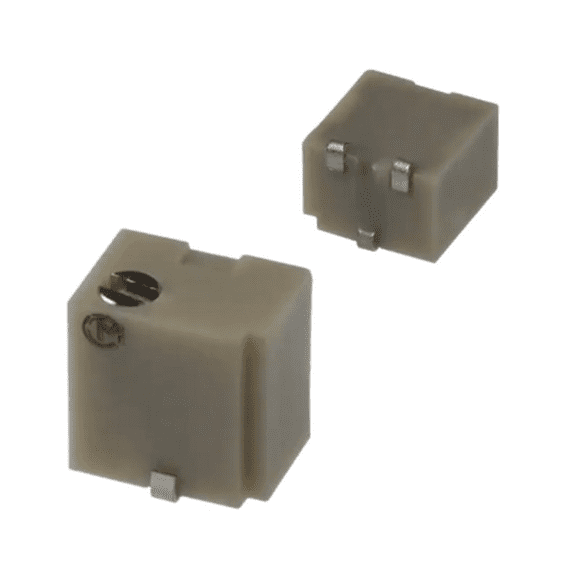 PVG5A103C03R00 Trimmer 10 kOhms 0.25W, 1/4W J Lead Surface Mount Potentiometer Cermet 11.0 Turn Top Adjustment