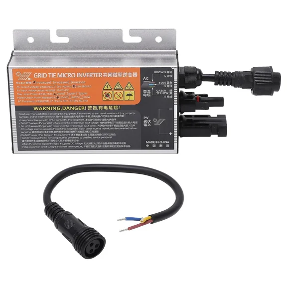 PVGS Solar Micro Grid Tie Inverter Solar Power PV Inverter Power Inverter 18?60V 300W 110V