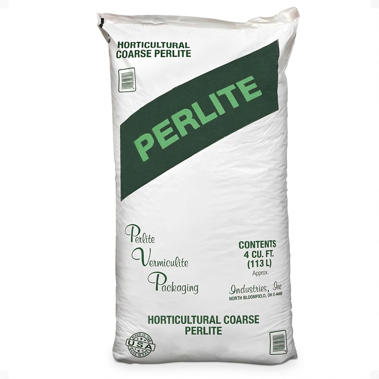 PVP Industries Organic Coarse Perlite for Planting and Garden Soil, 120 Qt, 4 Cu Ft - Lightweight Growing Media for Indoor Plants, Outdoor Gardening, Potting Mix, and Seed Starting