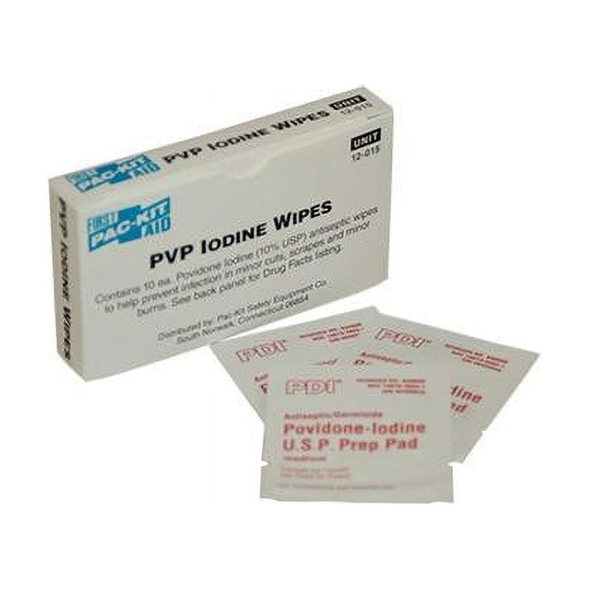 PVP Iodine Wipes (Unitized Refill), 10/Box