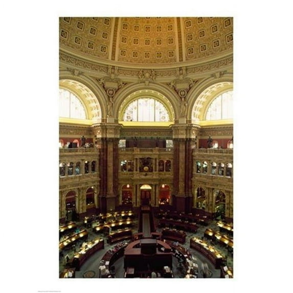 PVT-Superstock SAL1131163 Main Reading Room Library of Congress Washington D.C. USA -18 x 24 Poster Print