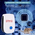 thumbnail image 1 of PVUEL 1-10Pack Ultrasonic Pest Repeller, Indoor Pest Control Pest Repellent for Bug Rat Spider Roaches, 1 of 9