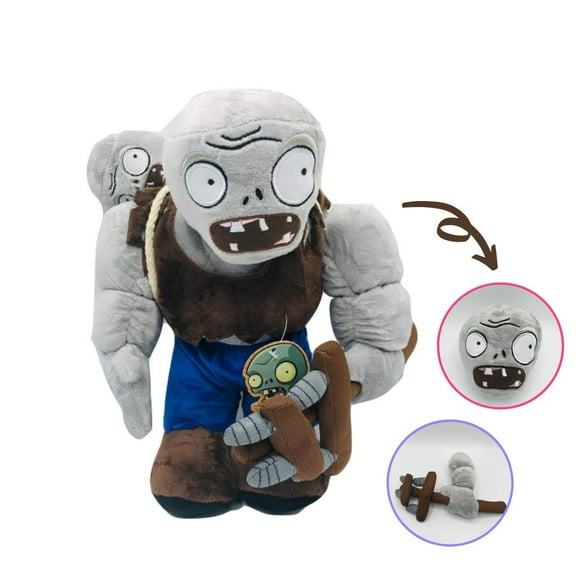 PVZ 1 & 2 Gargantuar Zombie Plush Toy - Soft Stuffed Doll for Kids & Collectors