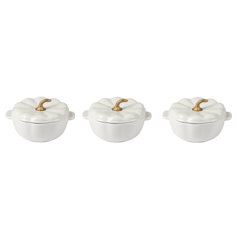 cocotteさま♡専用 The Pioneer Woman .5 Quart Pumpkin Stoneware Mini Cocottes with