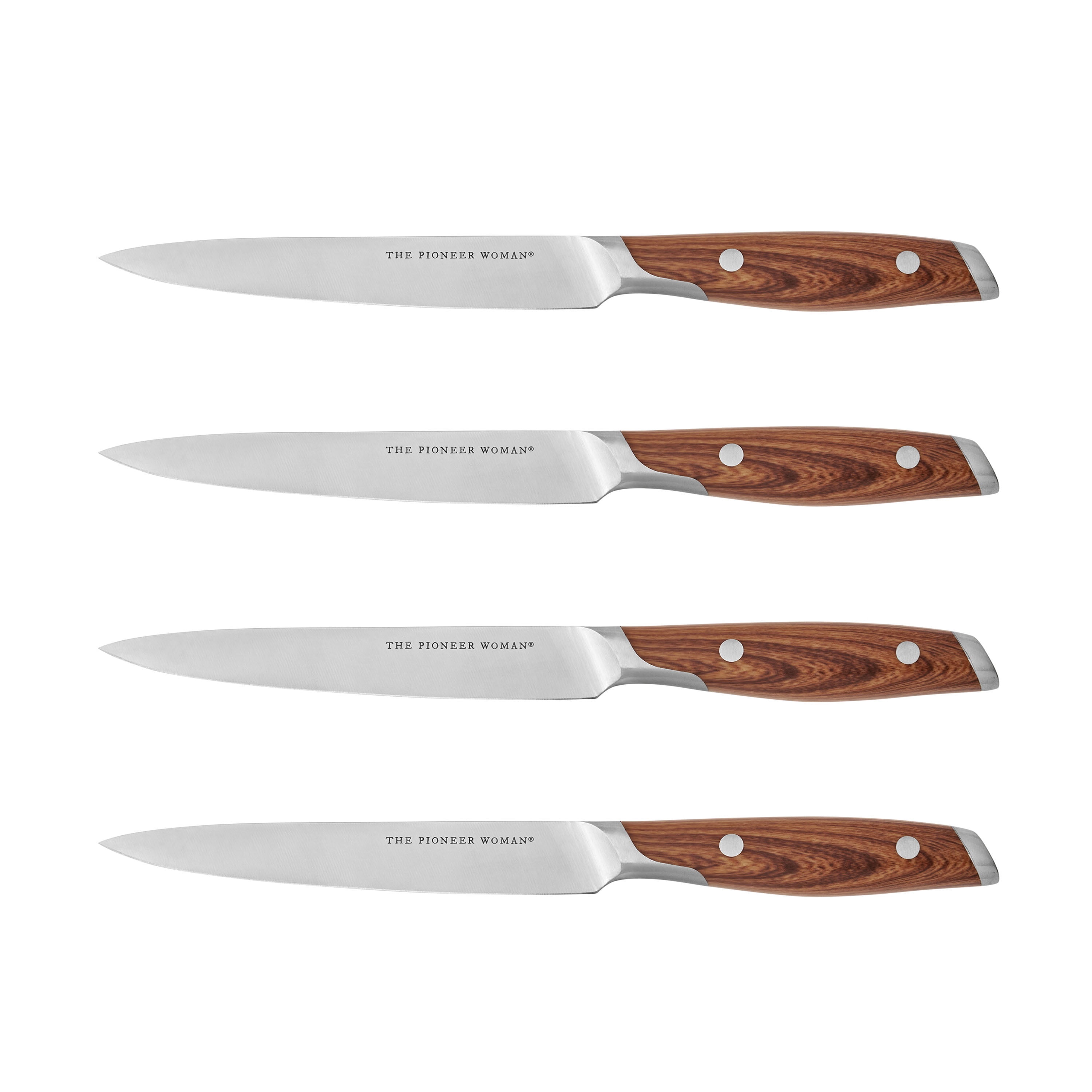 The Pioneer Woman 4-Piece Stainless Steel Steak Knife Set