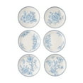 thumbnail image 1 of The Pioneer Woman Agatha Stoneware Appetizer Plate, Blue, Set of 6, 1 of 6