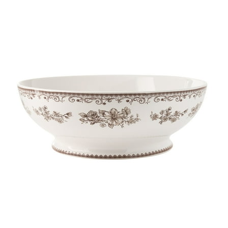 The Pioneer Woman Agatha Stoneware 11-inch Serving Bowl, Brown