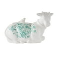 thumbnail image 1 of The Pioneer Woman Agatha Stoneware Cow Food Storage Jar, Green, 1 of 7