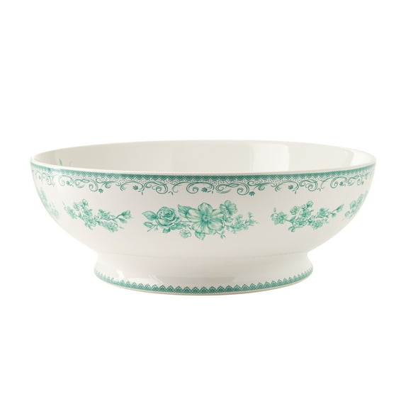 The Pioneer Woman Agatha Stoneware 11-inch Serving Bowl, Green