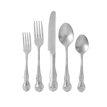 Pioneer Woman Agatha Satin 20 Piece Flatware Set
