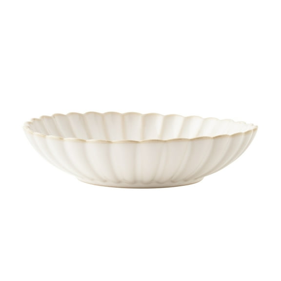 The Pioneer Woman Colette Stoneware 11-inch Serving Bowl, Cream
