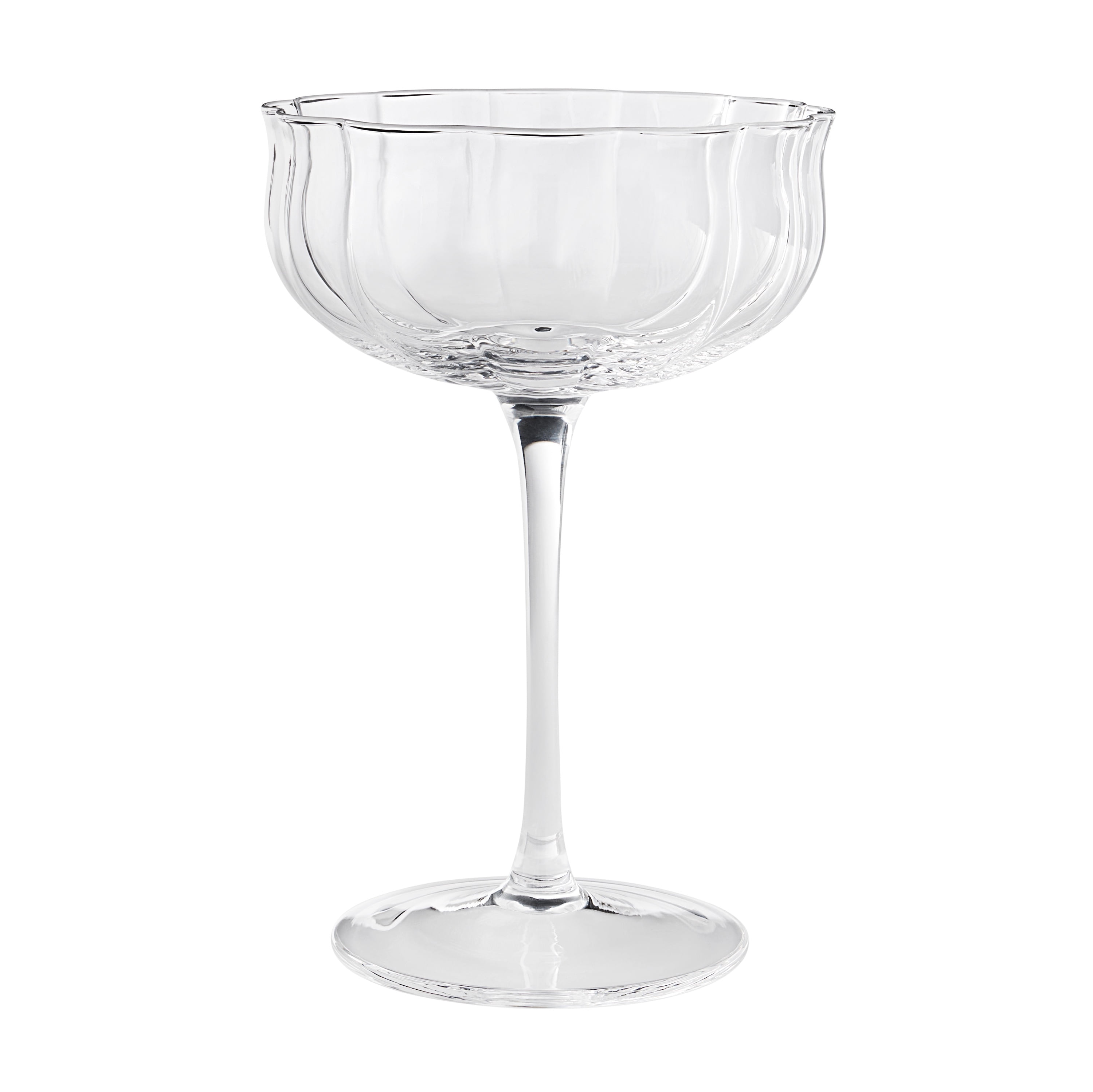 The Pioneer Woman Colette 8-Ounce Scalloped Cocktail Glass, Clear