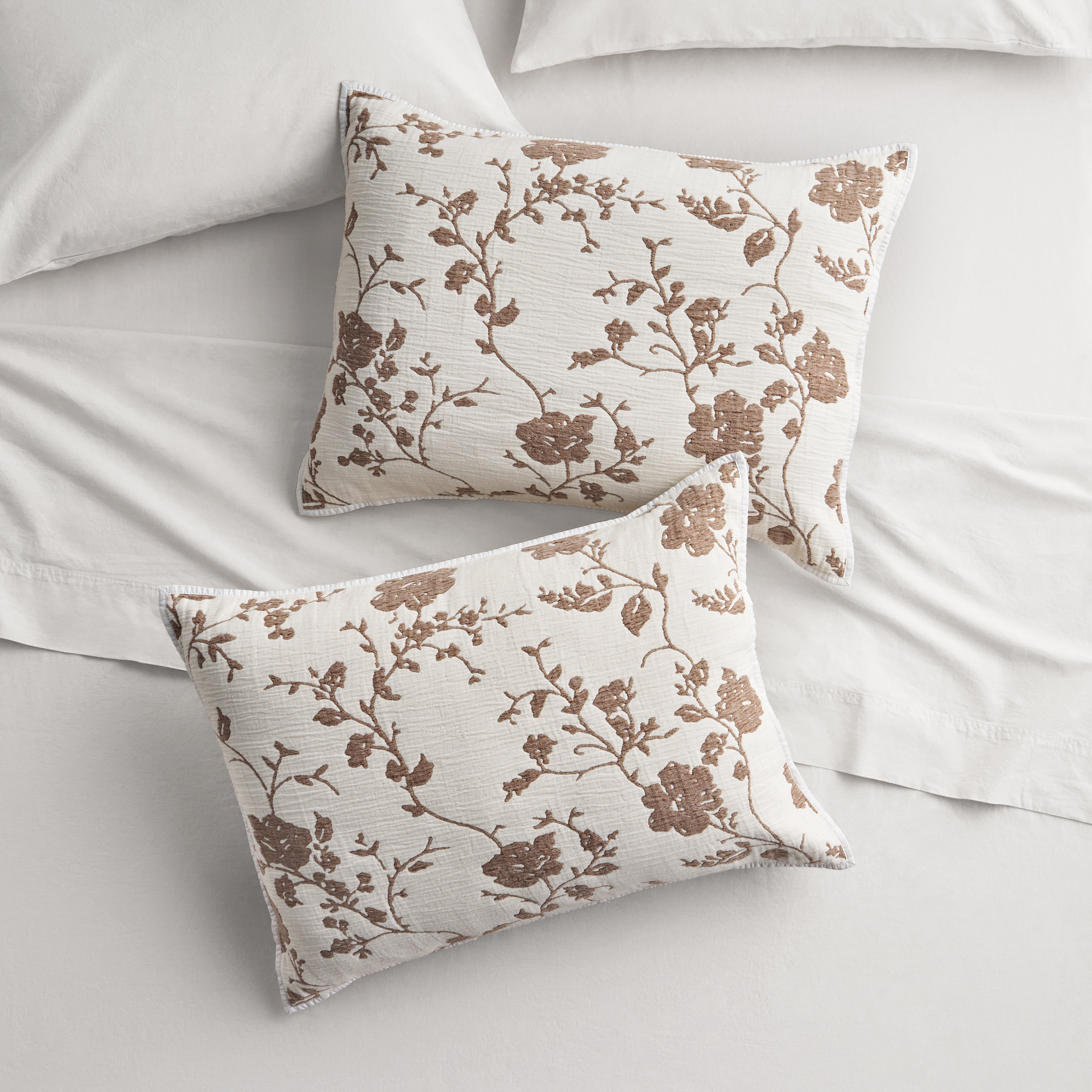 The Pioneer Woman Agatha Floral Gauze Pillow Shams, Standard