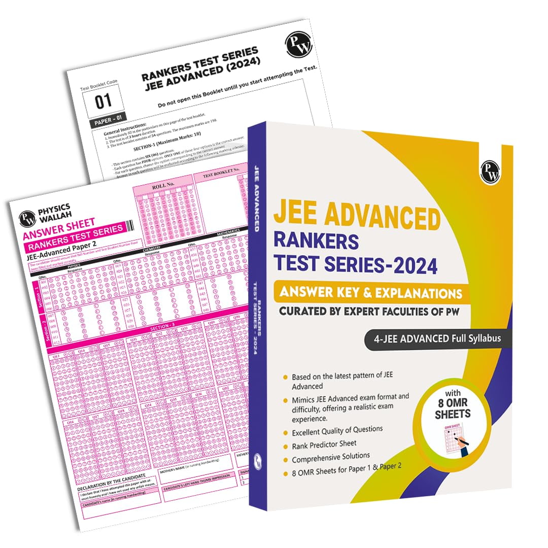 PW NTA JEE Advanced Rankers Test Series - 2024 With Latest Pattern | 4 ...