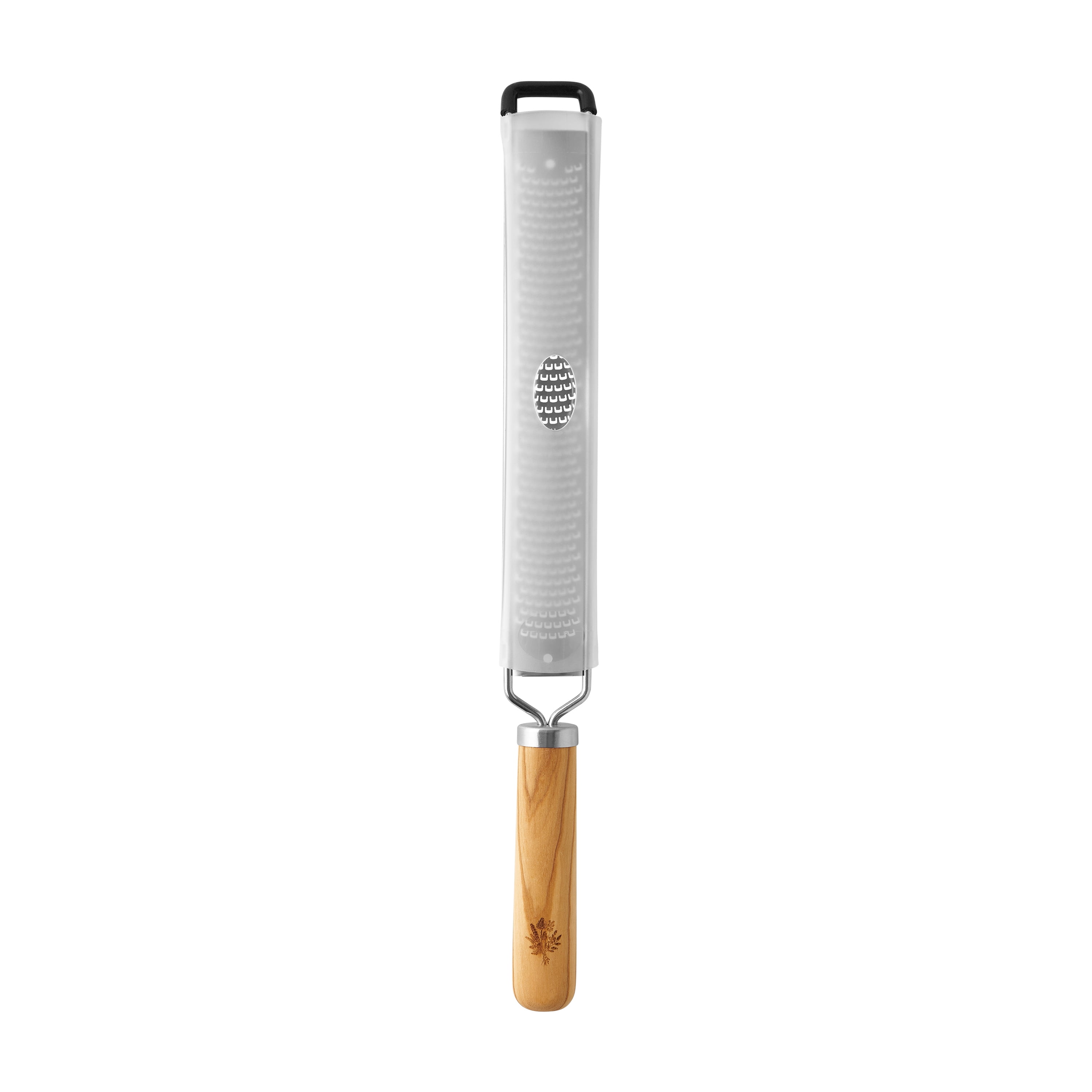 The Pioneer Woman Eight-Inch Olive Wood Handle Zester Grater for Citrus and Cheese