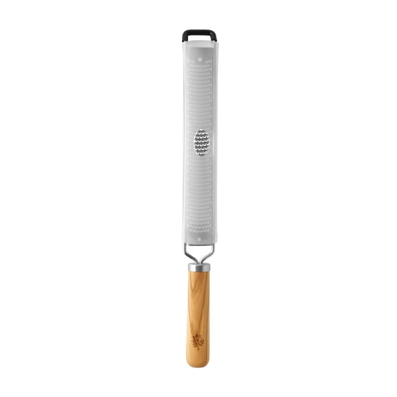 The Pioneer Woman Eight-Inch Olive Wood Handle Zester Grater for Citrus and Cheese