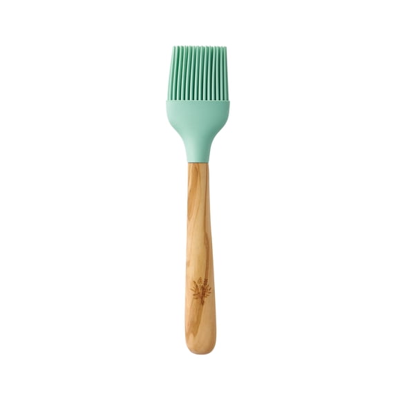 The Pioneer Woman Olive Wood Handle Silicone Basting Brush