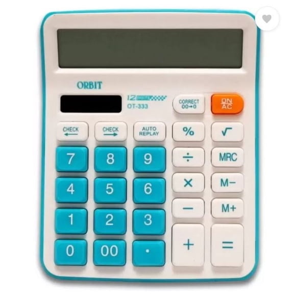 PW PENCILWALA OT-333 SMART SOFT BUTTON Basic Calculator (12 Digit)