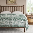 thumbnail image 1 of The Pioneer Woman Avery Cotton Patchwork Quilt, Green River, Full/Queen, 1 of 8