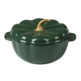 thumbnail image 1 of The Pioneer Woman Stoneware 2 Cup Pumpkin Cocotte with Lid, Green, 1 of 7