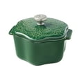 thumbnail image 1 of The Pioneer Woman Stoneware 2 Cup Snowflake Cocotte with Lid, Green, 1 of 10