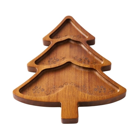 The Pioneer Woman Acacia Wood Christmas Tree Serving Board