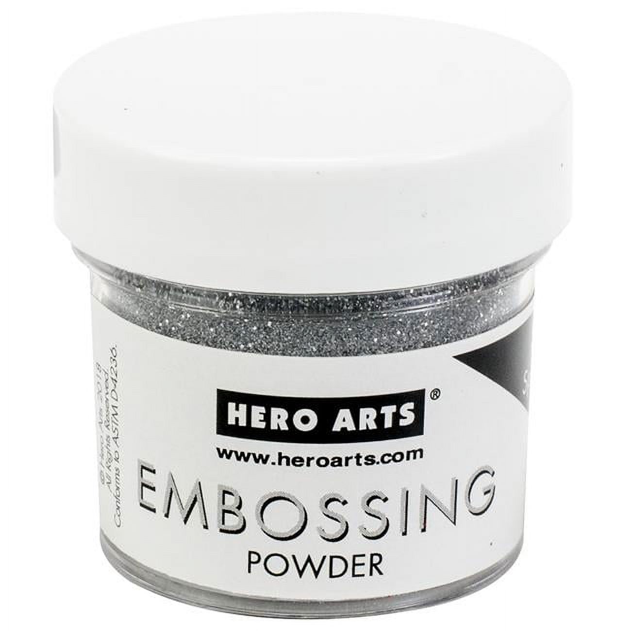 Hero Arts Embossing Powder 1oz Silver Sparkle - Walmart.com