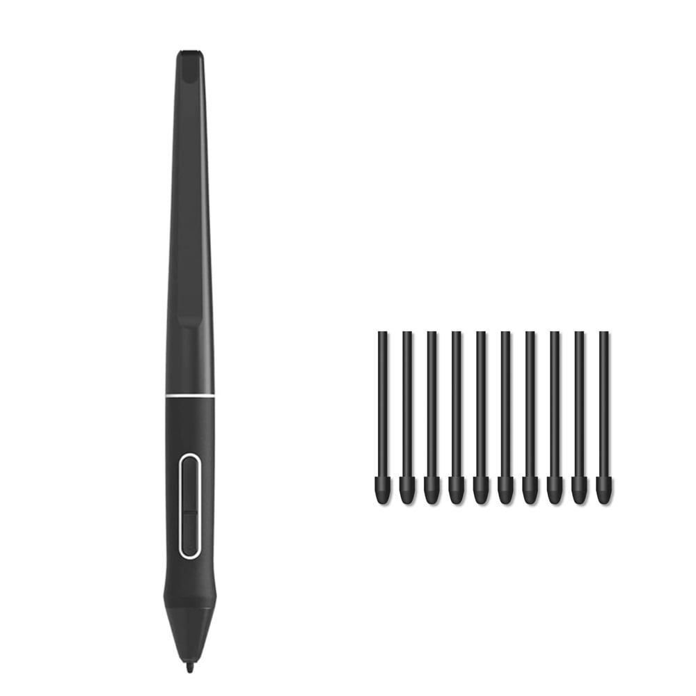 PW517 Digital Stylus Pen+10 Nibs for Huion Kamvas 13/Pro 24/22 /22 Plus