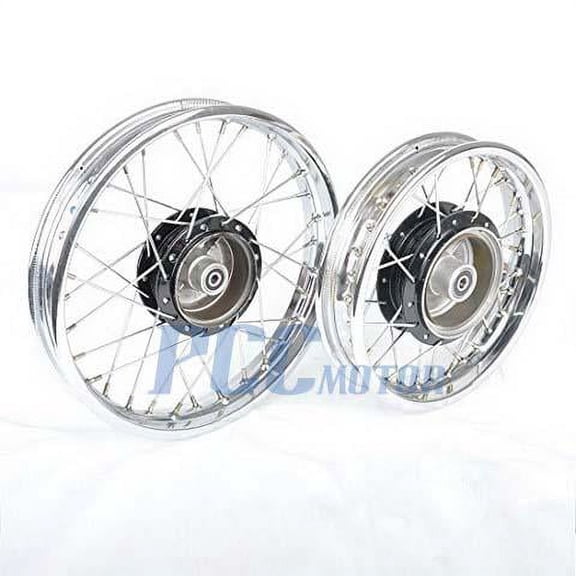PW80 PY80 FRONT REAR RIM WHEEL SET FOR YAMAHA COYOTE 80 PW PY 80 RM24+RM25
