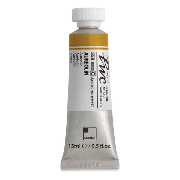 ShinHan PWC Extra Fine Professional Watercolor - Aureolin, 15 ml, Tube