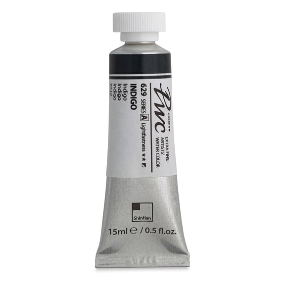 ShinHan PWC Extra Fine Professional Watercolor - Indigo, 15 ml, Tube