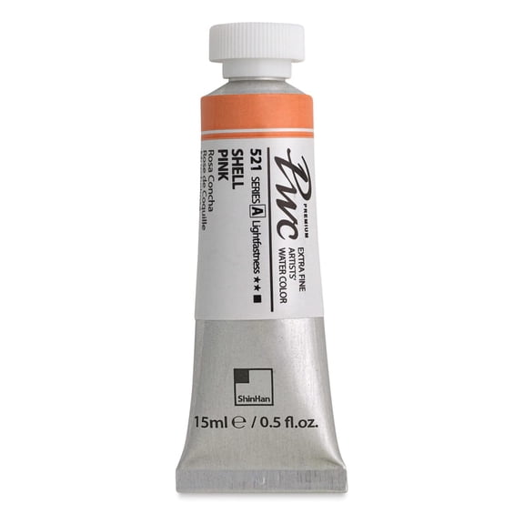 ShinHan PWC Extra Fine Professional Watercolor - Shell Pink, 15 ml, Tube