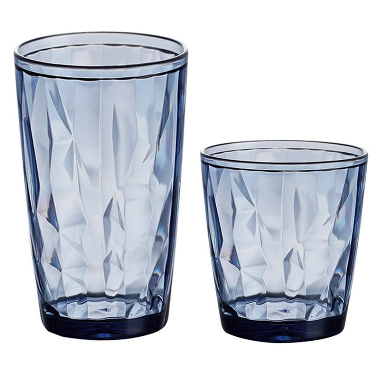 REALWAY Plastic Tumblers, Unbreakable Ribbed Glasses,17OZ Origami Style  Drinking Cup, Plastic Glasse…See more REALWAY Plastic Tumblers, Unbreakable
