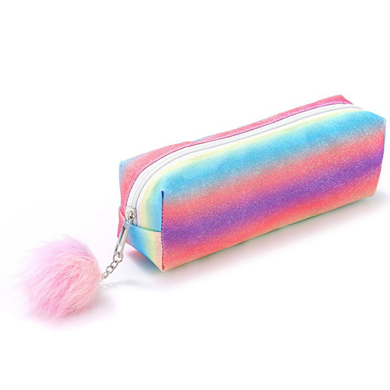 Creative Rainbow Foam Ball Stationery Box Pen Holder - Peachymart