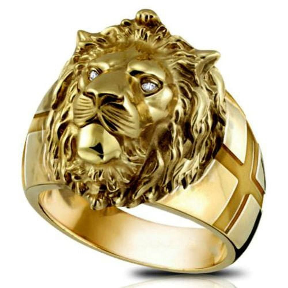 Masonic Lion Ring | Loni Design Group Engagement Rings $1,454.94 | 10k Gold,  14k Gold , 18k gold , .925 Sterling Silver & Platinum