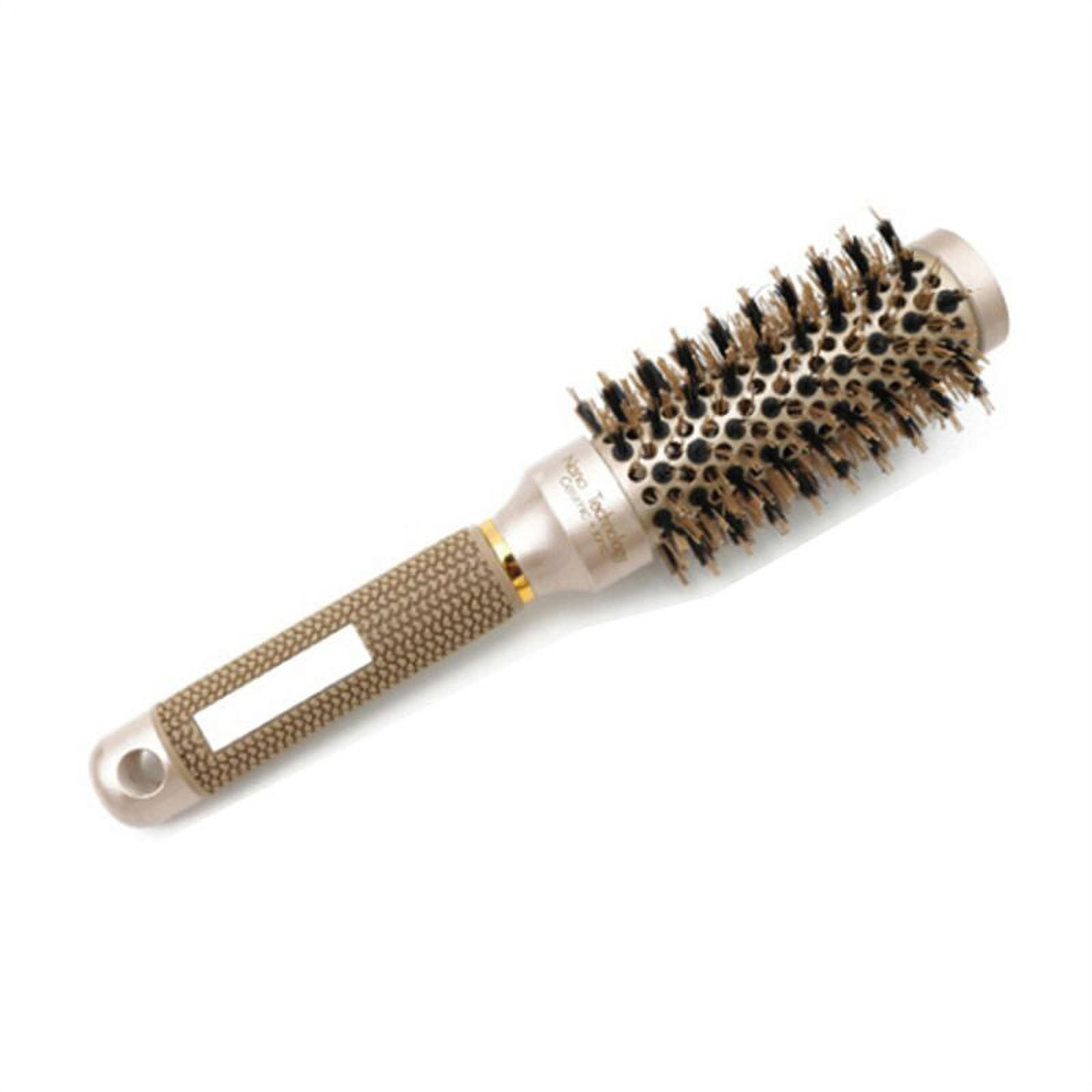 PWFE RouRound Brush with Natural Boar Bristles Nano ThermicCeramic