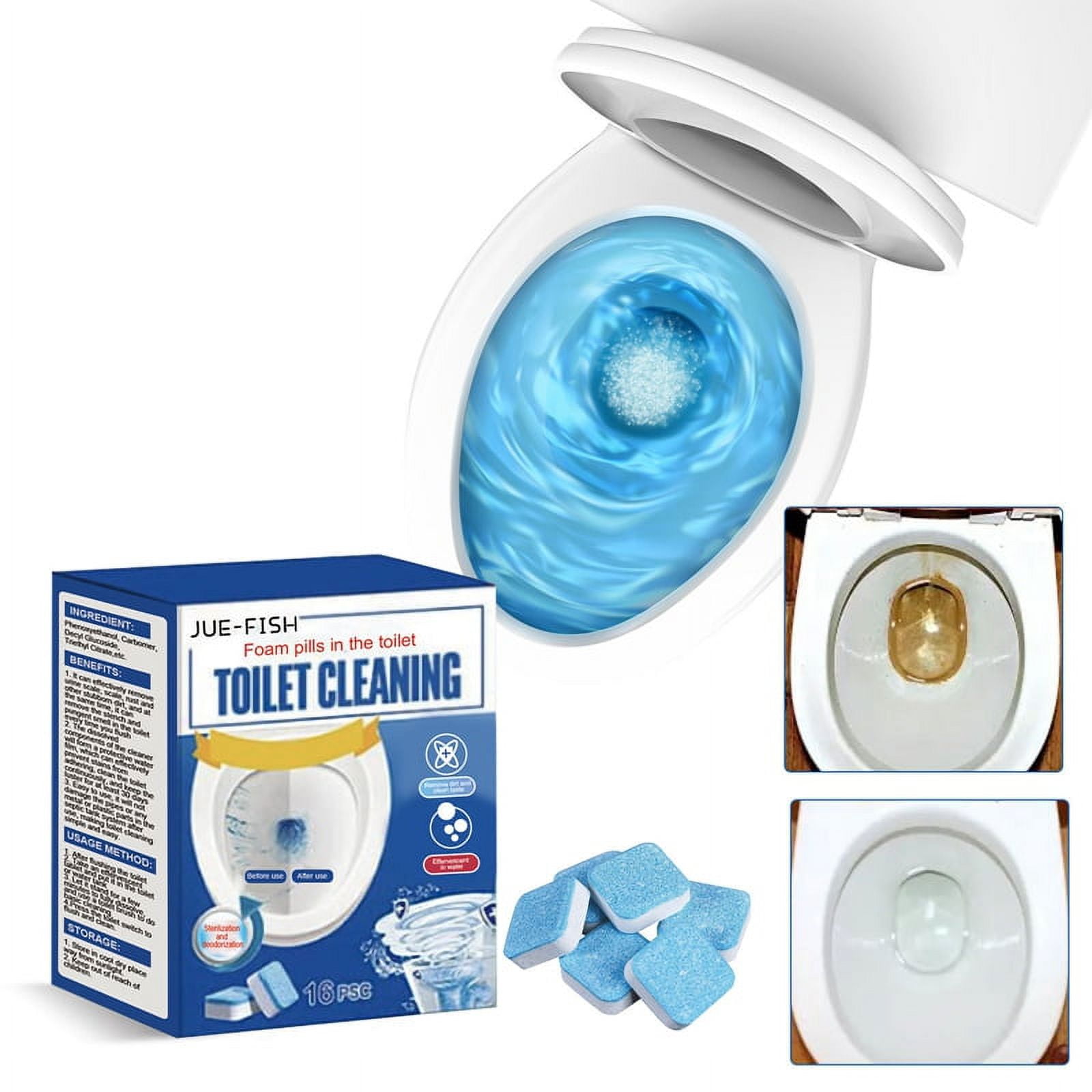 PWFE Toilet Effervescent Tablet Cleaning Decontamination Descaling Urine Stains Toilet Cleaning