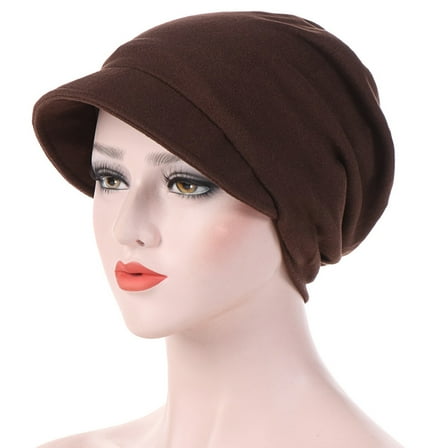 PWFE Turban Hat for Women Daily Use with Brim for Cancer Chemo Patients Women