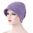 thumbnail image 1 of PWFE Turban Hat for Women Daily Use with Brim for Cancer Chemo Patients Women, 1 of 9