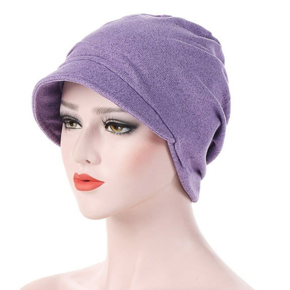 PWFE Turban Hat for Women Daily Use with Brim for Cancer Chemo Patients Women