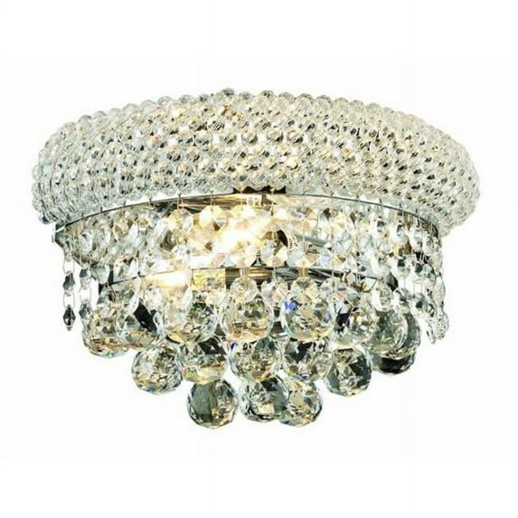 PWG Lighting - Lighting By Pecaso 1530W12C-RC Adele Heirloom Handcut Crystal Wall Sconce, Chrome