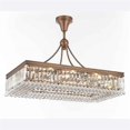 thumbnail image 1 of PWG Lighting - Lighting By Pecaso 2906-48-AC 48 in. Valencia- Hanging Chandelier with Heirloom Grandcut Crystals, Antique Copper, 1 of 1