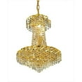 thumbnail image 1 of PWG Lighting - Lighting By Pecaso 8344D18G-EC Udell Heirloom Grandcut Crystal Chandelier, Gold, 1 of 1