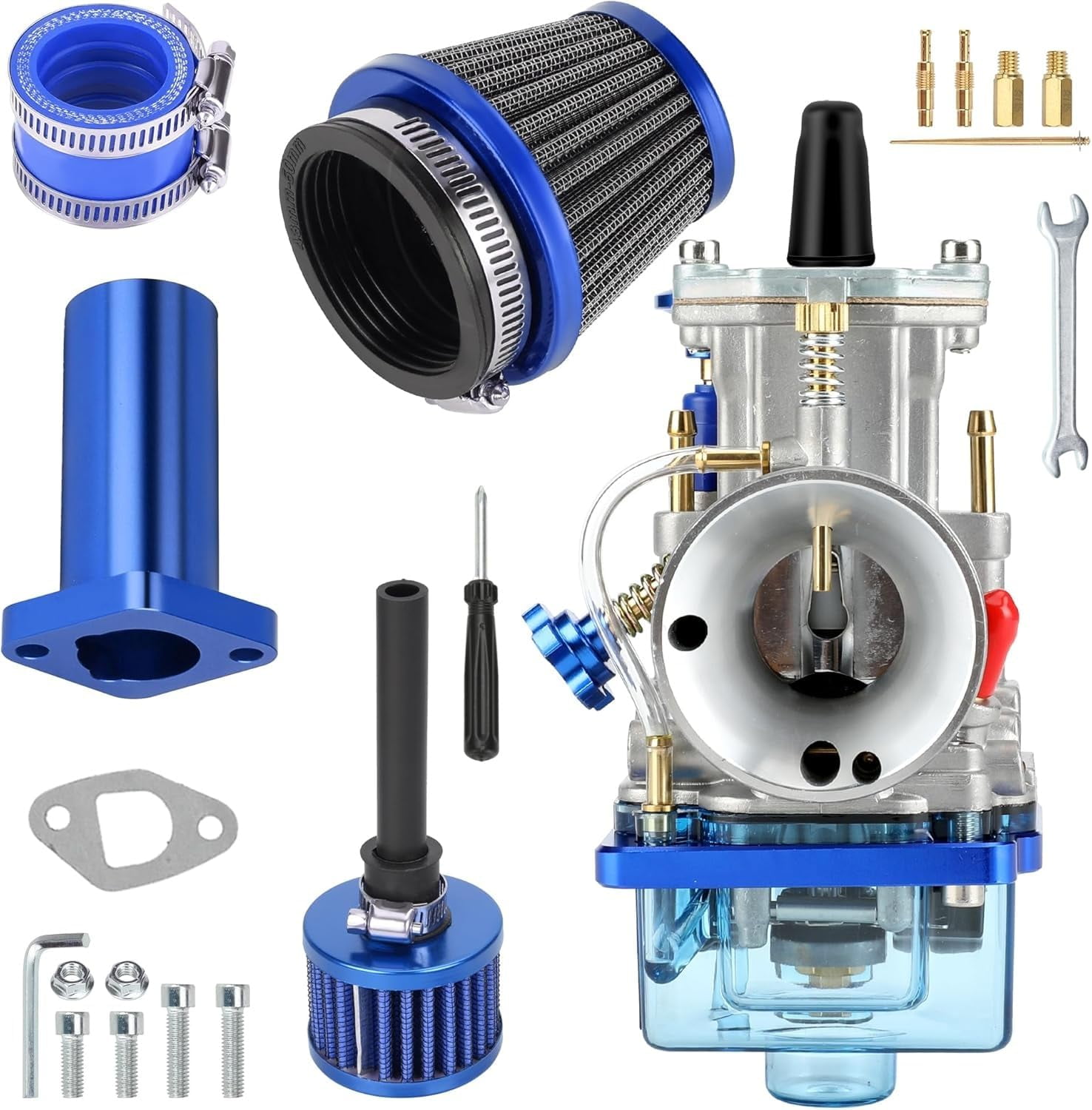 PWK 24mm Carburetor with Air Filter Kit for Predator 212cc 196cc 224cc ...