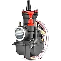 PWK 28MM Motorcycle Carburetor with Power Jet, Universal Racing Carb for 75cc250cc Pit Dirt Bike, Motocross, Enduro & ATV, Smooth Power for On/Off Road Riding