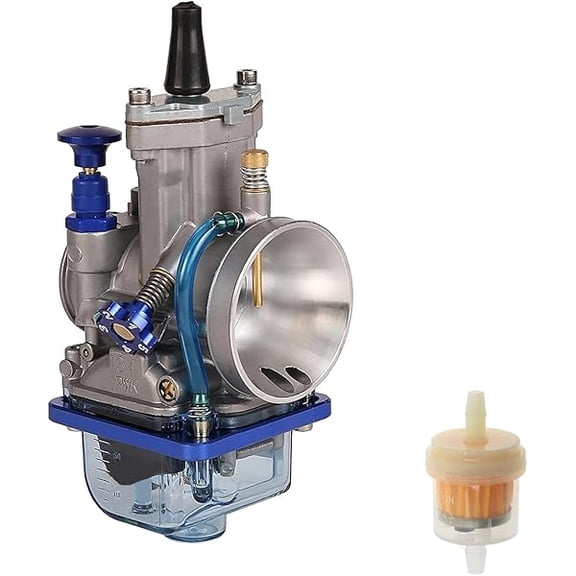 PWK 34mm Carburetor Replacement for RM 125 250 370 465 500 KX 125 250 500 YZ 85 125 175 250 YFS200, Smooth Response