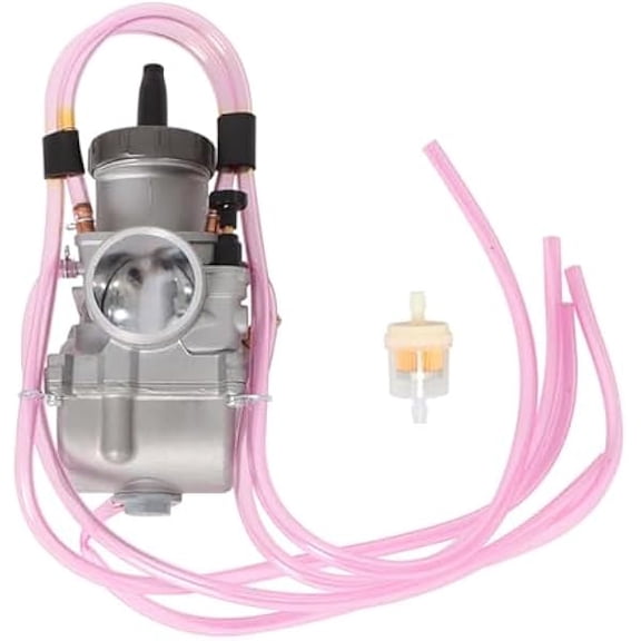 PWK 38 Carburetor Replacement 38mm for 350cc-450cc, Smooth Throttle Response, Stable Idle